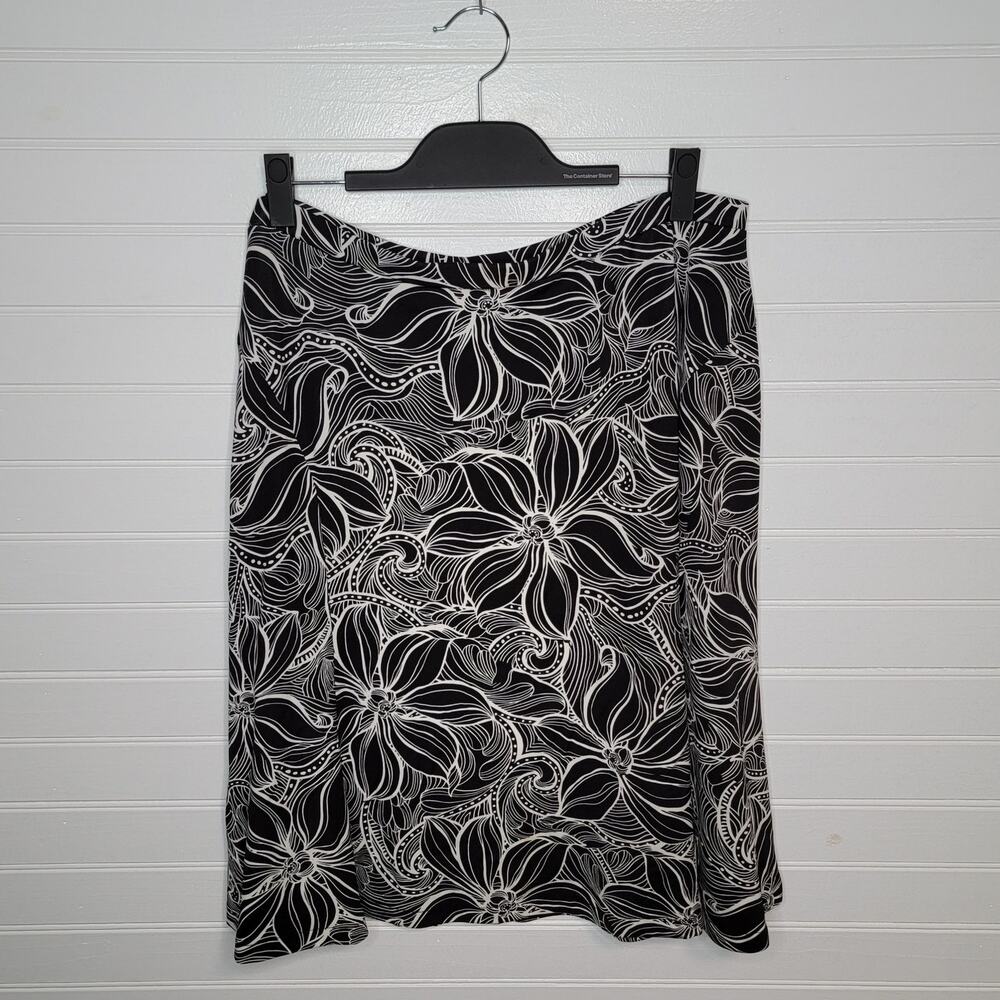 Talbots Plus Size 2XP Petite Midi Skirt‎ Stretch Slinky Beach Vacation Cover Up